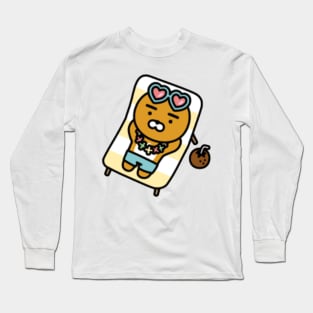 KakaoTalk Friends Hello! Ryan (카카오톡 라이언) 33 Long Sleeve T-Shirt